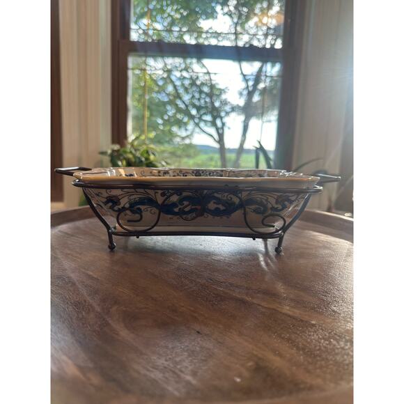 Temptations By Tara Ovenware Casserole Dish, Warming Tray & Serving Rack - Picture 2 of 8